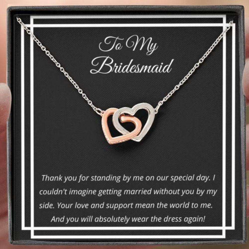 Friend Necklace, Bridesmaid Gift Neckalce From Bride, Bridesmaid Thanks, Maid Of Honor Gift Gifts For Friend Rakva