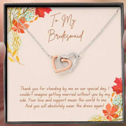 Friend Necklace, Bridesmaid Gift Neckalce From Bride, Bridesmaid Thanks, Maid Of Honor Gift Gifts For Friend Rakva