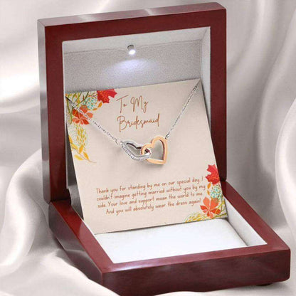 Friend Necklace, Bridesmaid Gift Neckalce From Bride, Bridesmaid Thanks, Maid Of Honor Gift Gifts For Friend Rakva