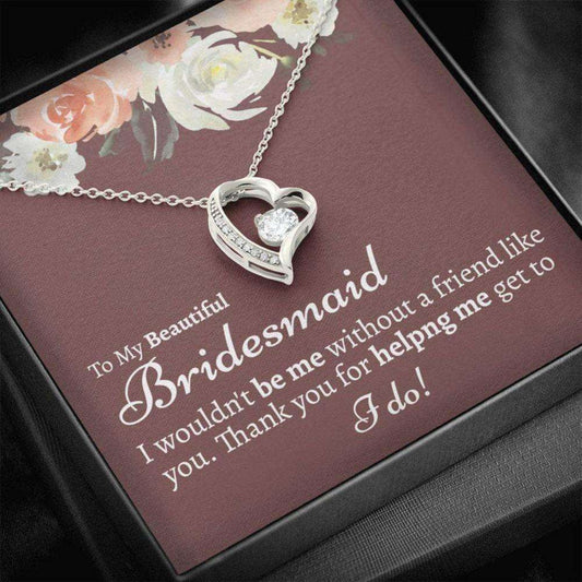 Friend Necklace, Bridesmaid Necklace Gift, Thank You For Being My Bridesmaid, Bridesmaid Gift Gifts For Friend Rakva