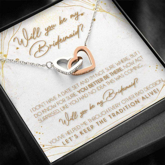 Friend Necklace, Bridesmaid Proposal Necklace Gifts, Will You Be My Bridesmaid, Bridesmaid Wedding Gift Gifts For Friend Rakva