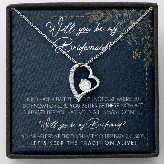 Friend Necklace, Bridesmaid Proposal Necklace Gifts, Will You Be My Bridesmaid, Bridesmaid Wedding Gift Gifts For Friend Rakva