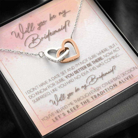 Friend Necklace, Bridesmaid Proposal Necklace Gifts, Will You Be My Bridesmaid, Bridesmaid Wedding Gift Gifts For Friend Rakva