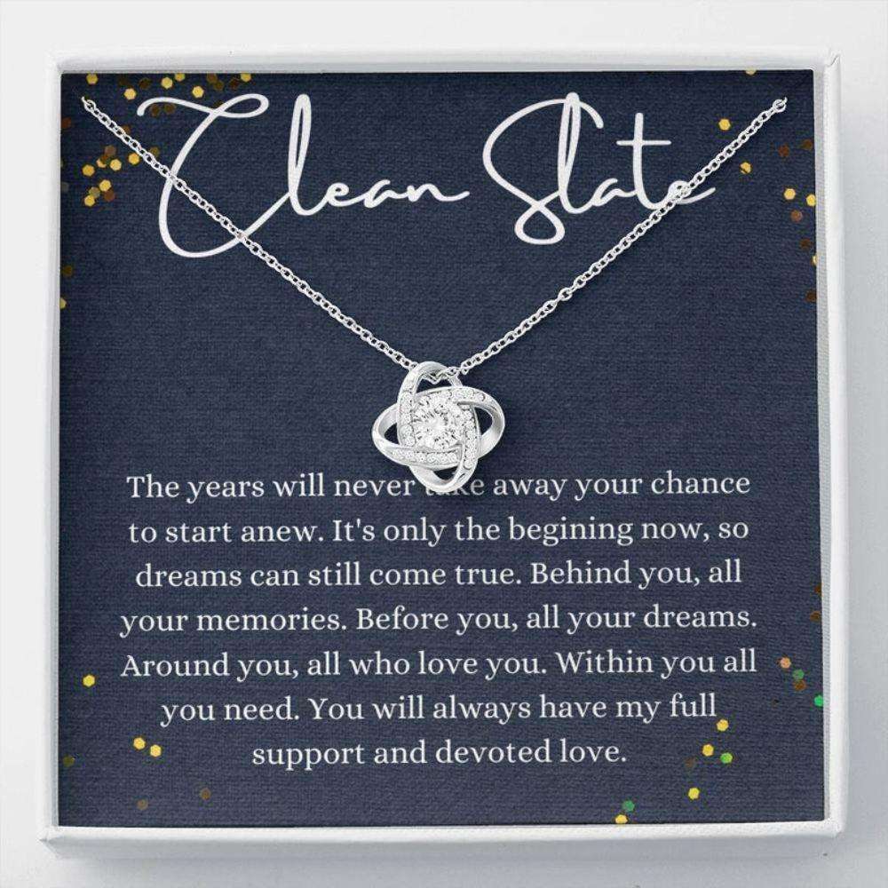 Friend Necklace, Clean Slate Gift Necklace, Starting Over Gift For Her, Recovery Gift, Sobriety Gift, New Beginning Necklace Gifts For Friend Rakva