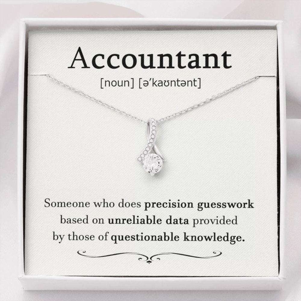 Friend Necklace, Cpa Necklace, Cpa Gift, Accounting Gift For Her, Accountant Definition, Gift For Accountant, Appreciation Gift For Archievement Rakva