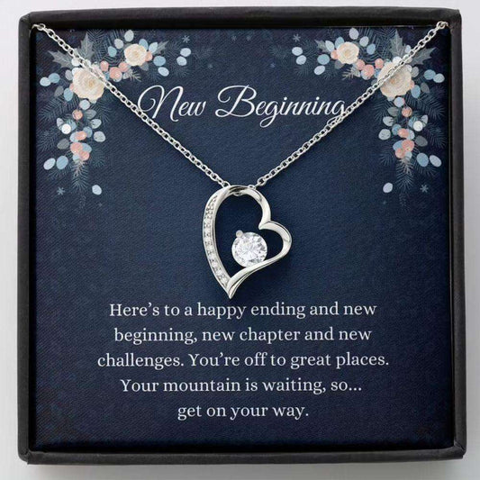 Friend Necklace, Daughter Necklace, New Beginning Necklace Gift For Girl, Graduation Necklace, Motivational Gift Gifts For Daughter Rakva