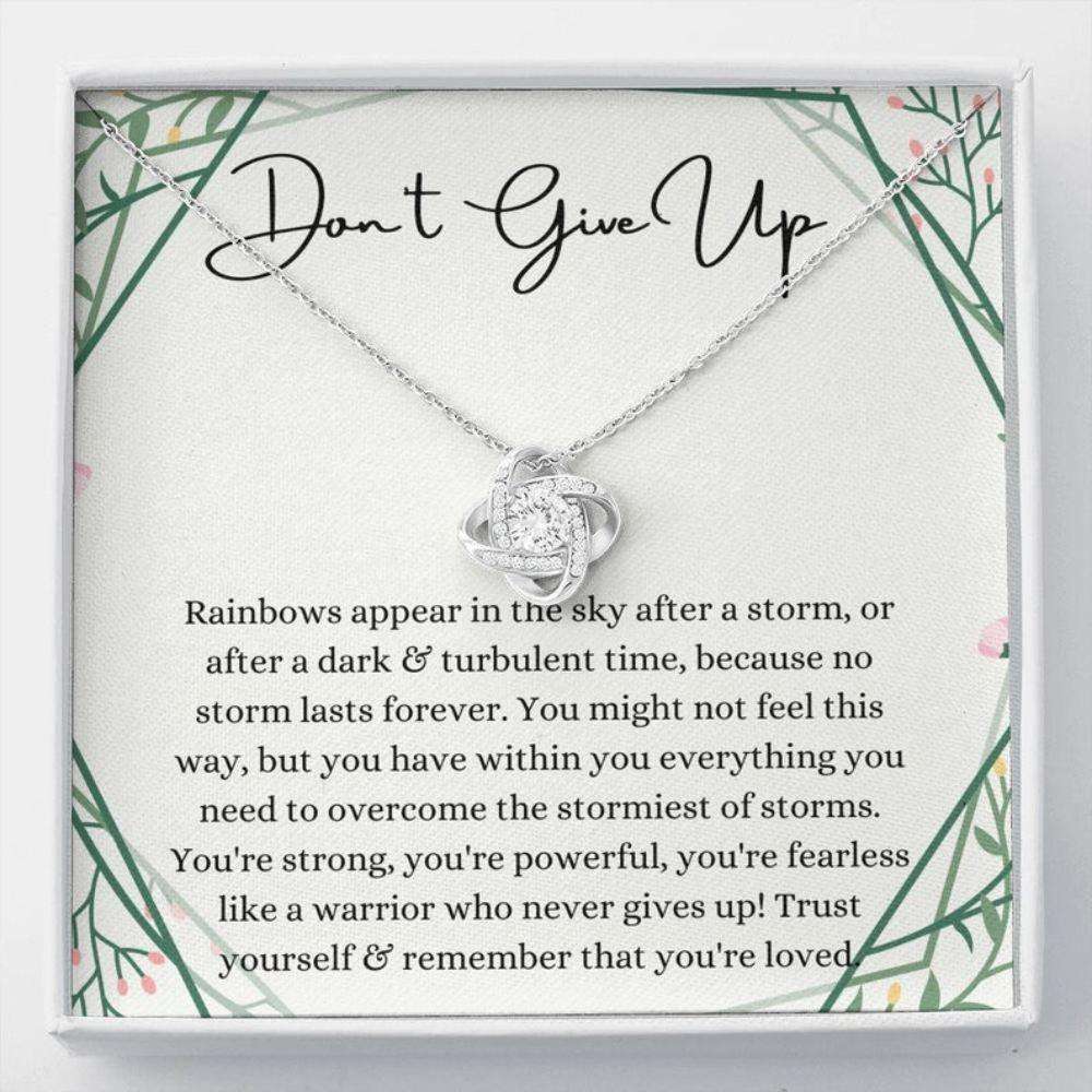 Friend Necklace, Encouragement Gift, Sympathy Gift Necklace, Uplifting Gifts : Illness, Cancer Chemo Sickness Miscarriage Gifts For Friend Rakva