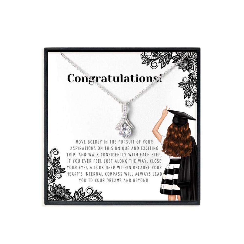 Friend Necklace, Everlasting Love Graduation Necklace, Graduation Present For Best Friend Gift For Bride Rakva