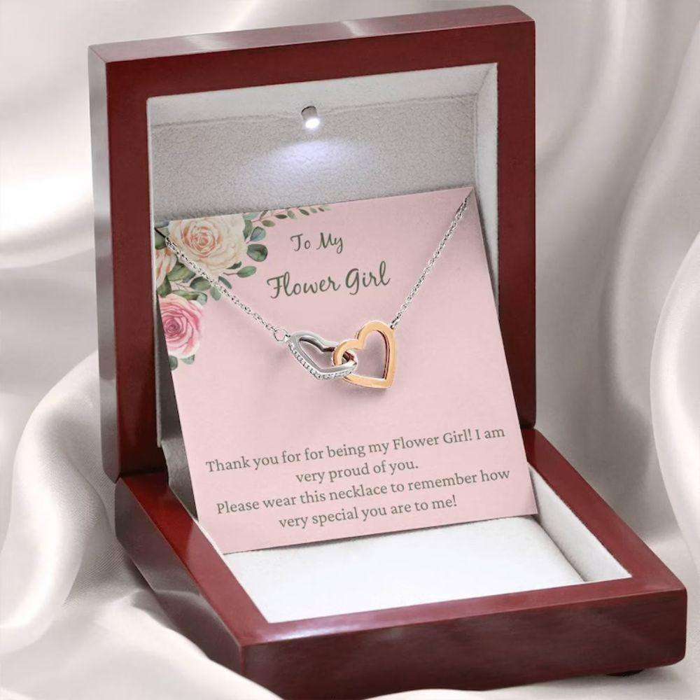 Friend Necklace, Flower Girl Necklace Gift From Bride, Gift For Bridesmaid Best Friend Gifts For Friend Rakva