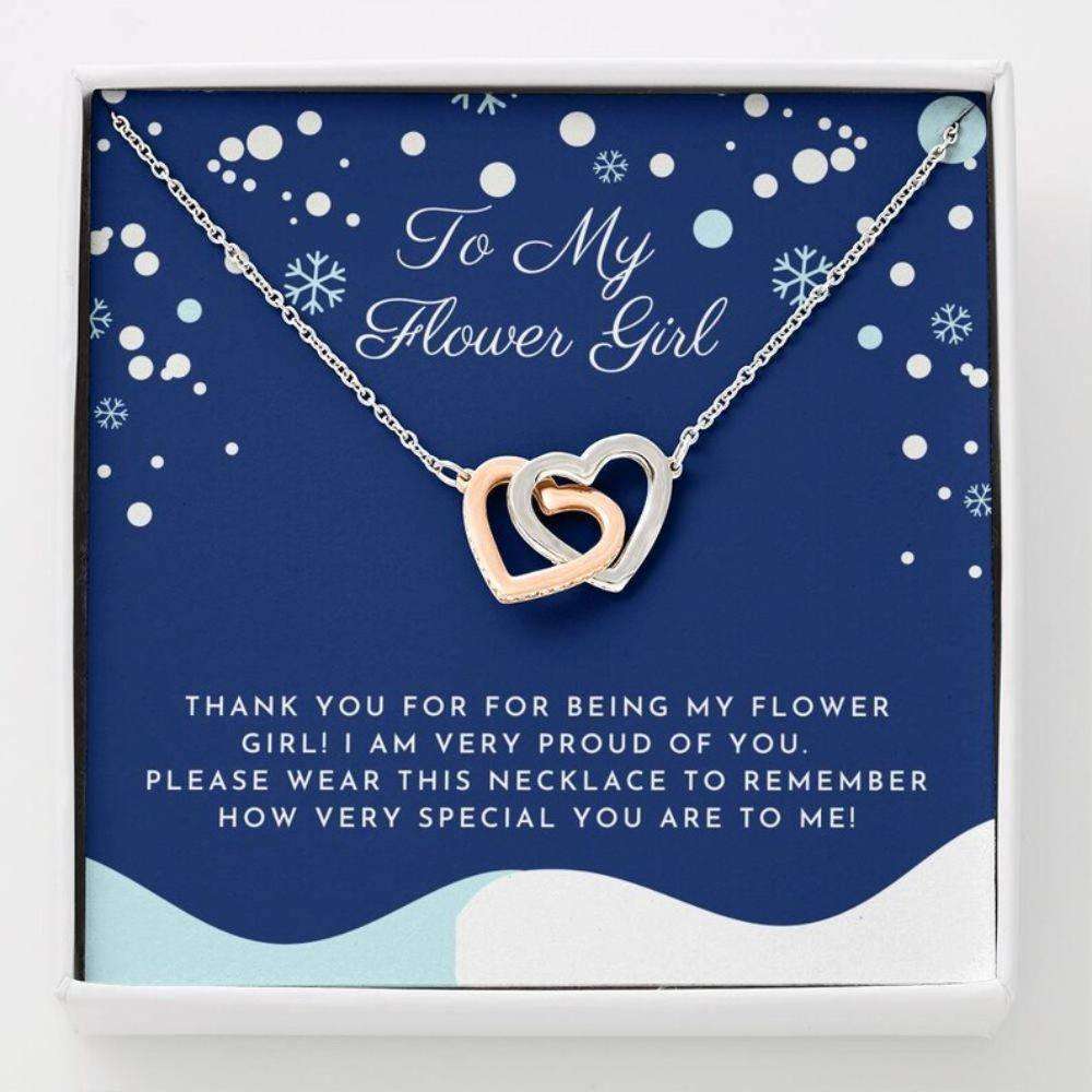 Friend Necklace, Flower Girl Necklace Gift From Bride, Gift For Bridesmaid Best Friend Gifts For Friend Rakva