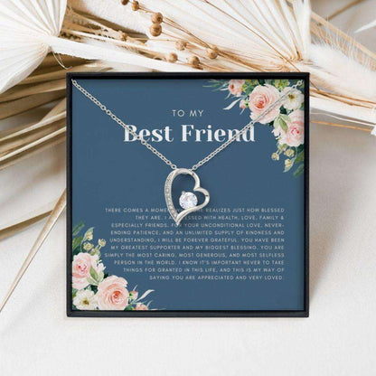 Friend Necklace, Gift For Best Friend, Best Friend Birthday, Bff Gift, Best Friend Friendship Gift, Best Friend Forever Love Necklace Gifts For Friend Rakva