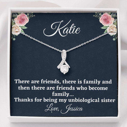 Friend Necklace, Gift For Best Friend, Personalized Necklace, Unbiological Sister Gift, Gift For Your Bff, Sister Gift Gifts For Friend Rakva