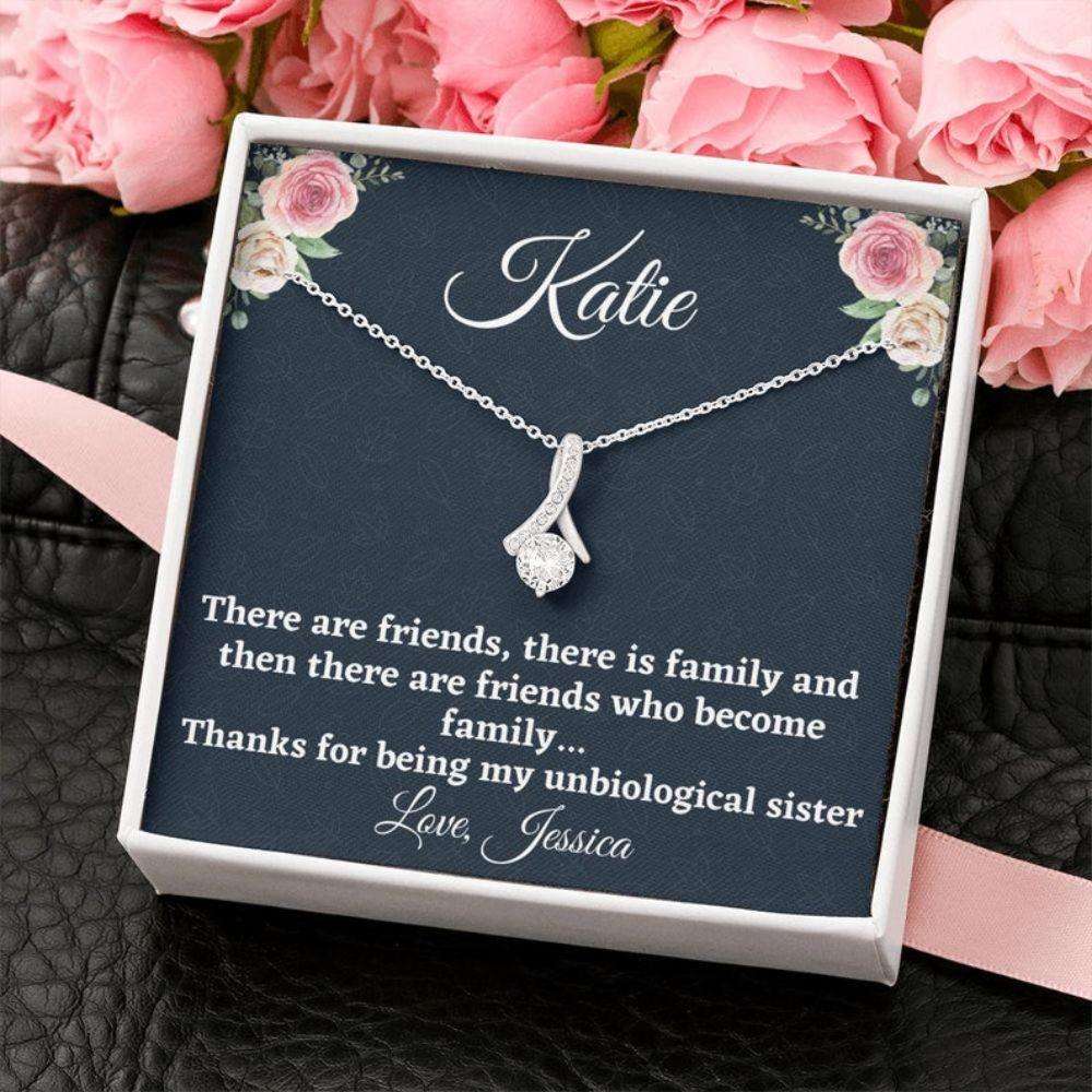 Friend Necklace, Gift For Best Friend, Personalized Necklace, Unbiological Sister Gift, Gift For Your Bff, Sister Gift Gifts For Friend Rakva