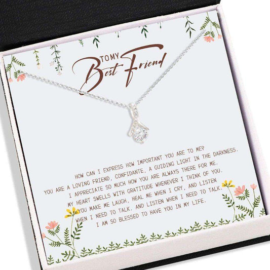 Friend Necklace, Gift For Bestie, To My Best Friend Necklace Gifts Gifts For Friend Rakva