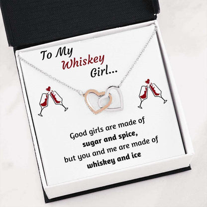 Friend Necklace, Girlfriend Necklace, To My Whisky Girl Necklace Gift. Surprise Gift For Best Friends, Daughter, Sister Gifts For Daughter Rakva