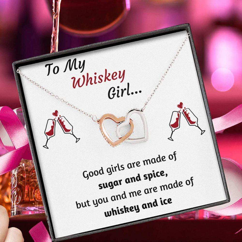 Friend Necklace, Girlfriend Necklace, To My Whisky Girl Necklace Gift. Surprise Gift For Best Friends, Daughter, Sister Gifts For Daughter Rakva