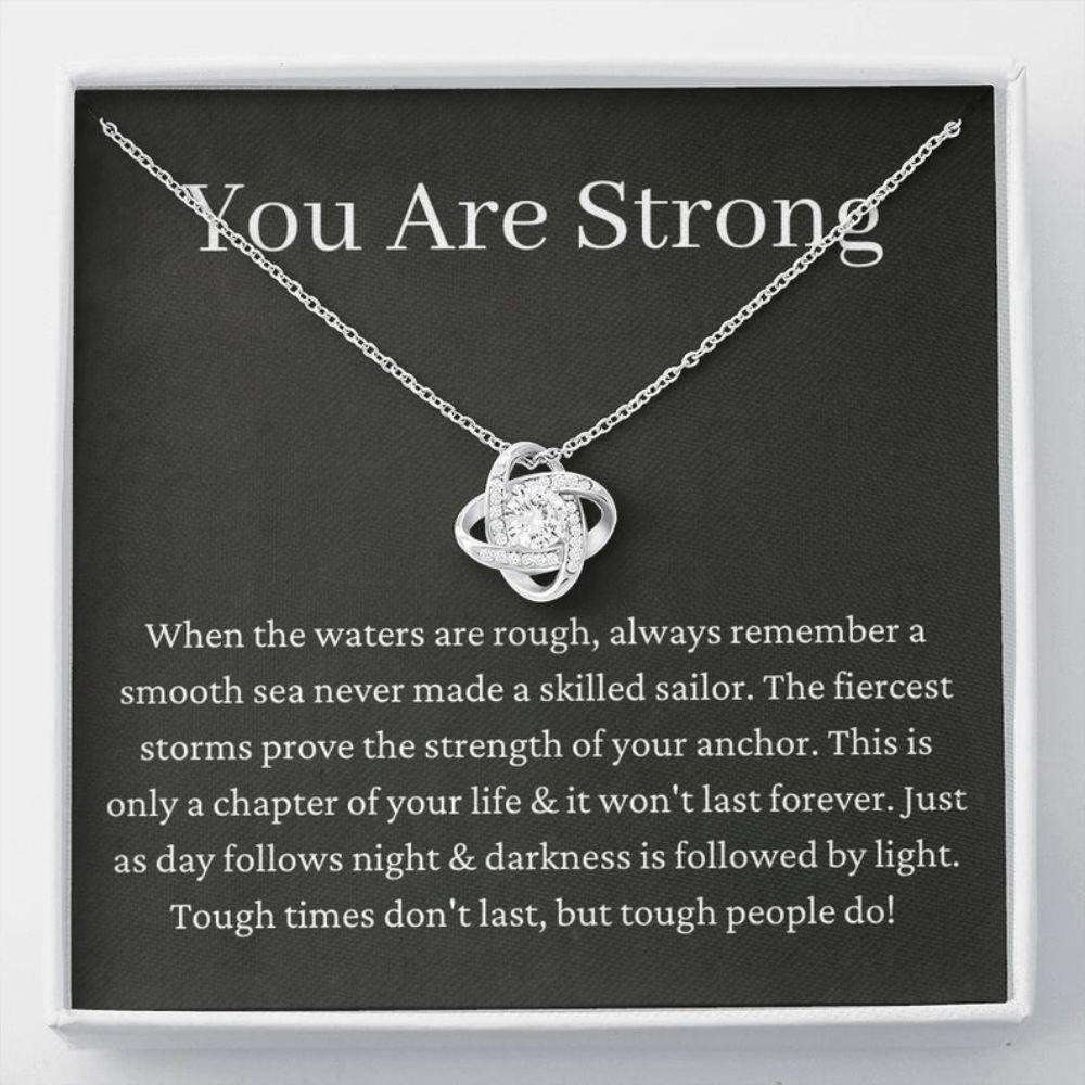 Friend Necklace, Inspirational Gift, Illness Get Well, Aa Gifts, Break Up Gift, Encouragement Gift, Divorce Gift, Cheer Up Gift, Anxiety Gifts For Friend Rakva