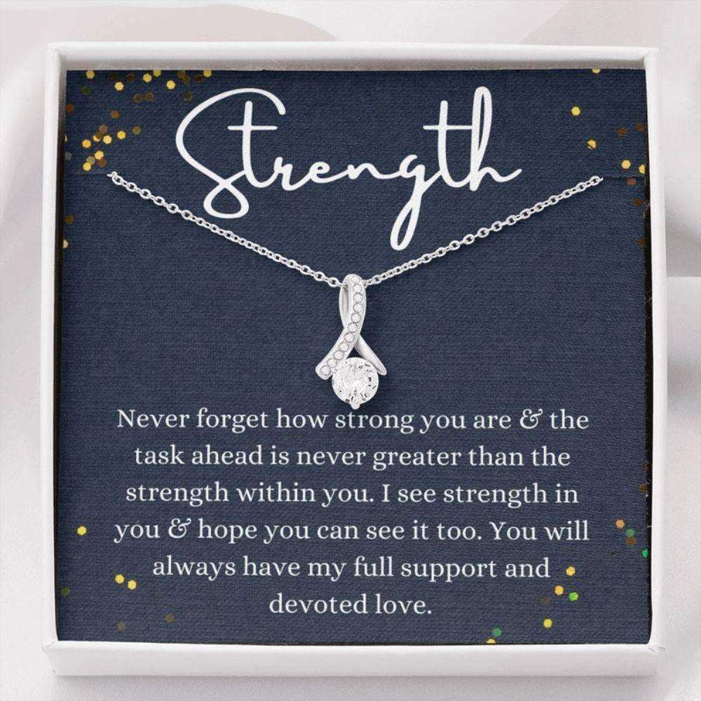 Friend Necklace, Inspirational Strength Gift, Survivor Recovery Necklace, Healing, Inspirational Necklace Gifts For Friend Rakva