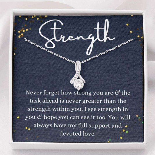 Friend Necklace, Inspirational Strength Gift, Survivor Recovery Necklace, Healing, Inspirational Necklace Gifts For Friend Rakva