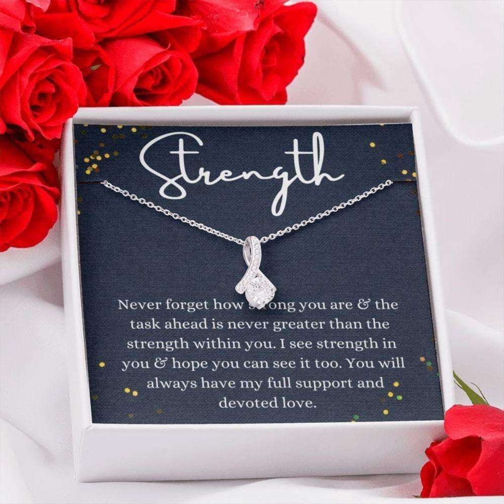 Friend Necklace, Inspirational Strength Gift, Survivor Recovery Necklace, Healing, Inspirational Necklace Gifts For Friend Rakva