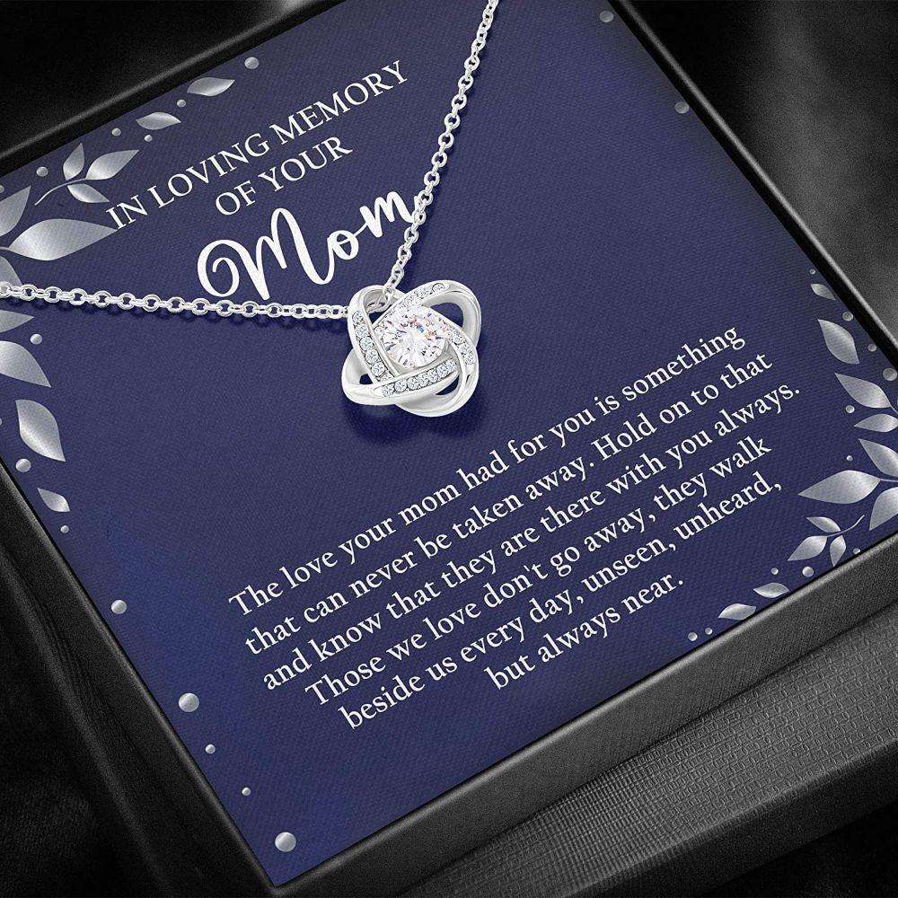 Friend Necklace, Loss Of Mother “ Mom Remembrance Gift “ Memorials Necklace With Gift Box Gifts For Friend Rakva