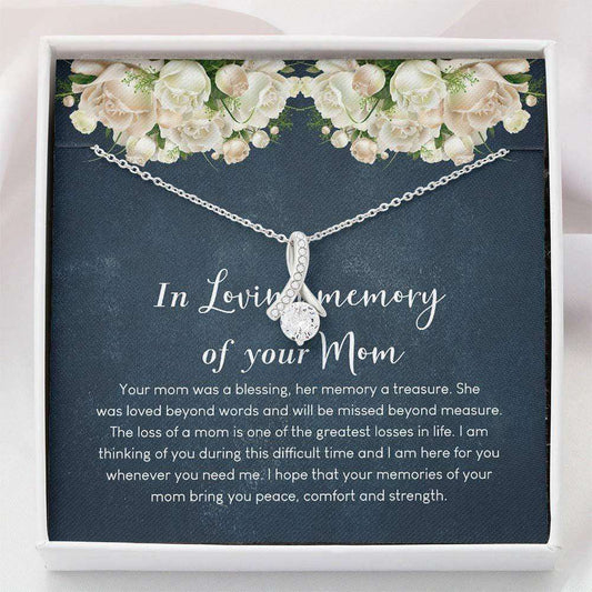 Friend Necklace, Mother Memorial Gift Necklace “ Loss Of Mother Gift -Necklace With Gift Box Gifts For Friend Rakva