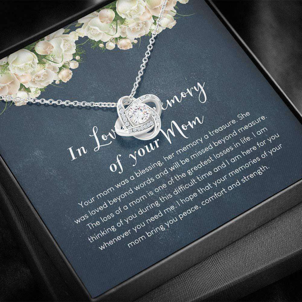 Friend Necklace, Mother Memorial Gift Necklace “ Loss Of Mother Gift “ Necklace With Gift Box Gifts For Friend Rakva