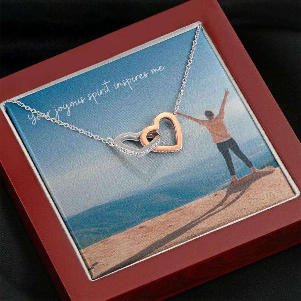 Friend Necklace, Mountain Joyous Spirit Necklace Dughter's Day Rakva