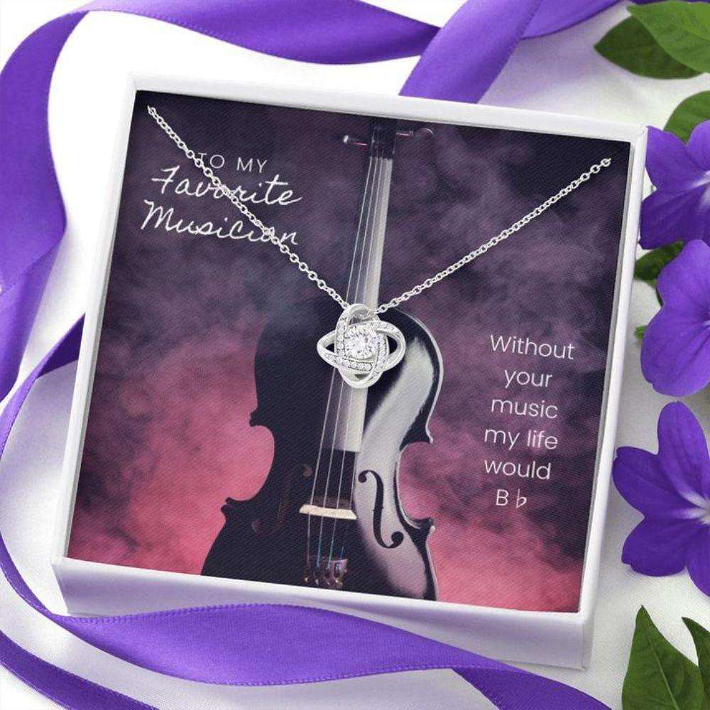 Friend Necklace, Musician Cello Necklace Pink Purple Stronger Together Gift Necklace Gifts For Friend Rakva