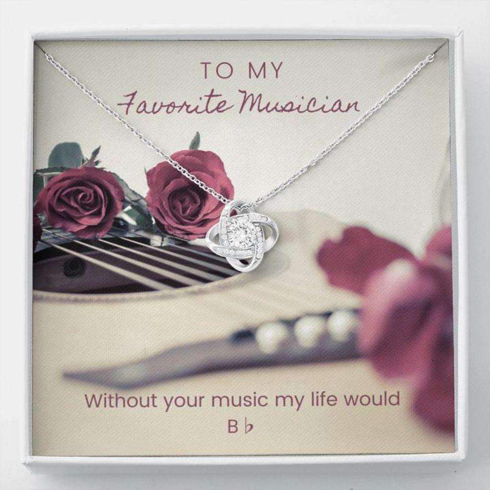 Friend Necklace, Musician Guitar Necklace Stronger Together Gift Necklace Gifts For Friend Rakva