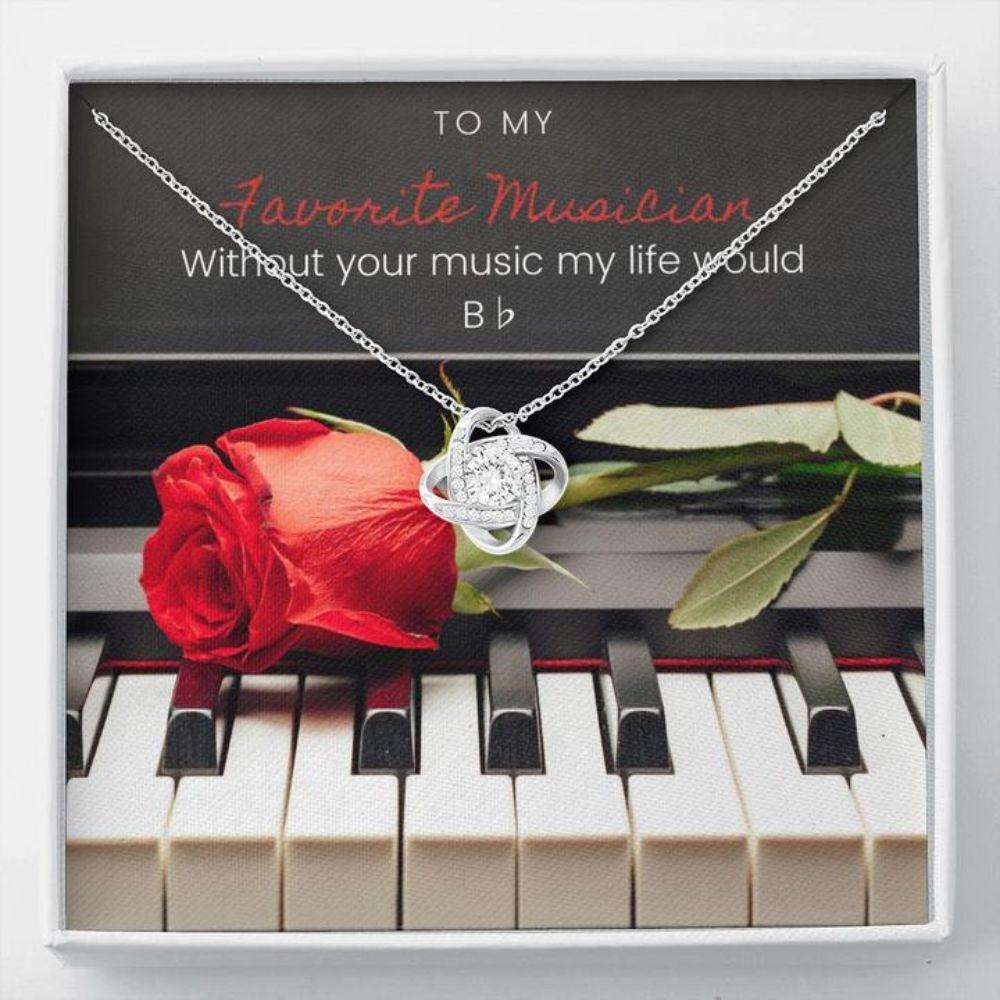 Friend Necklace, Musician Piano Necklace Stronger Together Gift Necklace Gifts For Friend Rakva