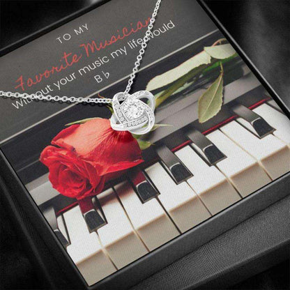 Friend Necklace, Musician Piano Necklace Stronger Together Gift Necklace Gifts For Friend Rakva