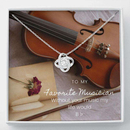 Friend Necklace, Musician Violin Necklace Stronger Together “ Gift Necklace With Message Card Gifts For Friend Rakva