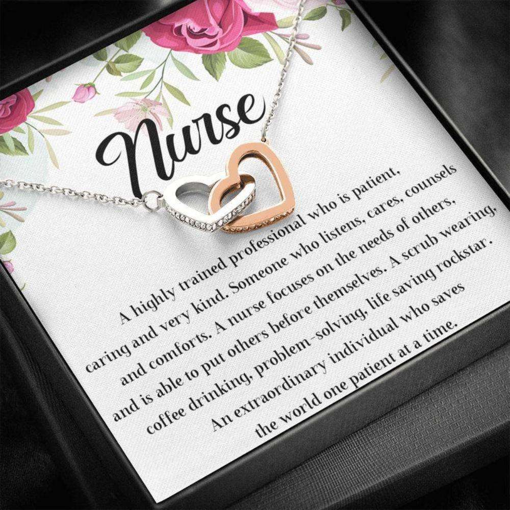 Friend Necklace, Nurse Definition Necklace, Nurse Gift, Nurse Graduation Gift, Future Nurse Gift, Nursing School Gifts, Appreciation Gift Gifts For Friend Rakva