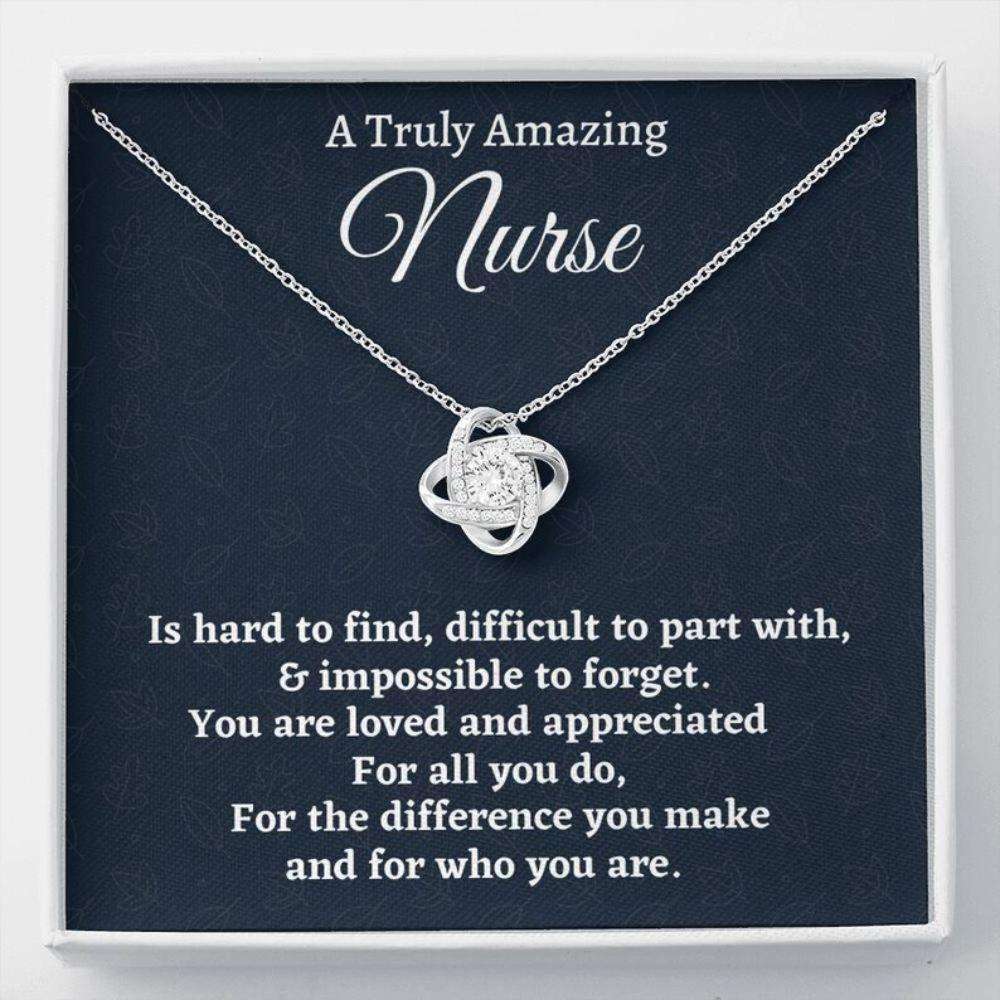 Friend Necklace, Nurse Gift, Appreciation Gift For A Nurse, Love Knot Necklace, Nurse Gift Gifts For Friend Rakva