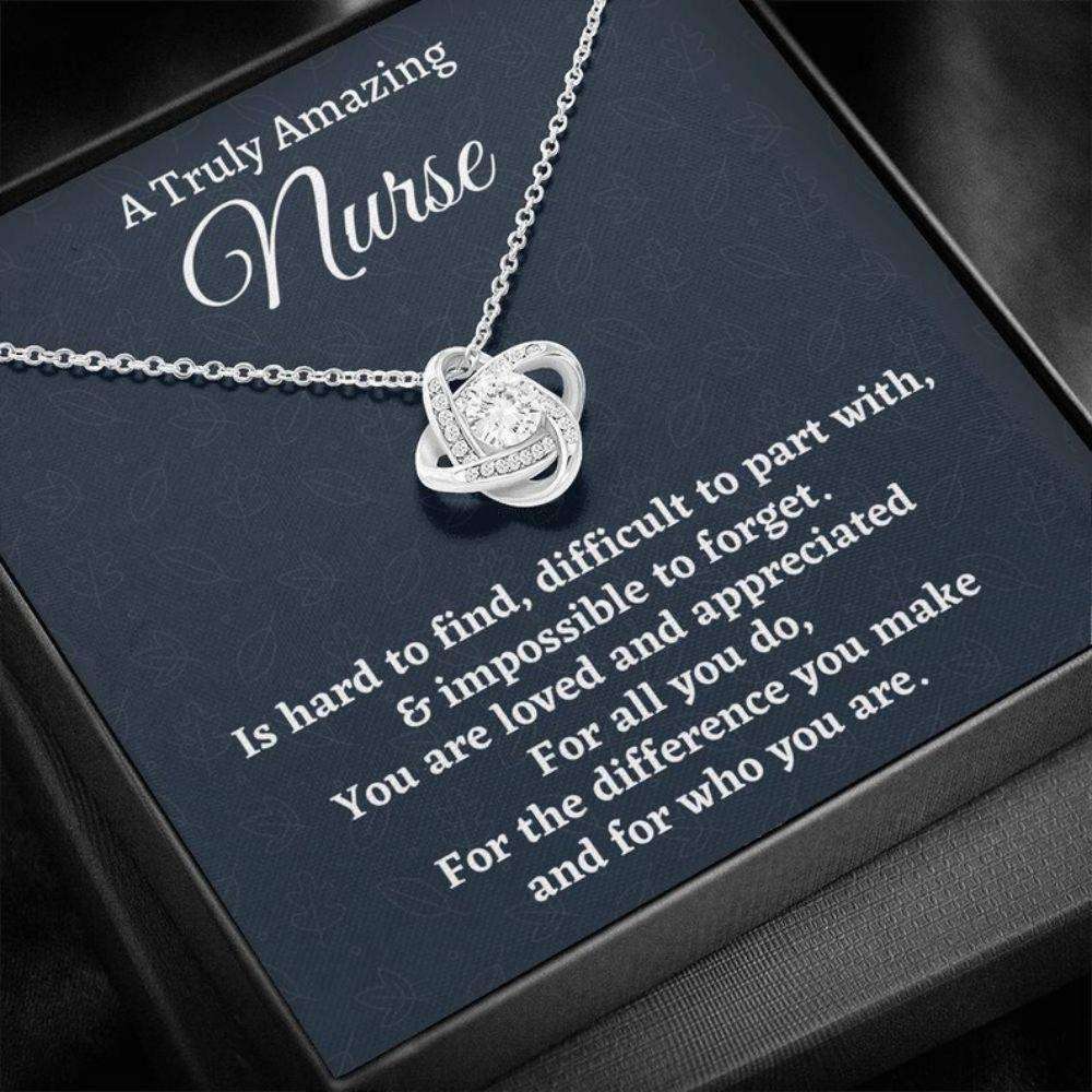 Friend Necklace, Nurse Gift, Appreciation Gift For A Nurse, Love Knot Necklace, Nurse Gift Gifts For Friend Rakva