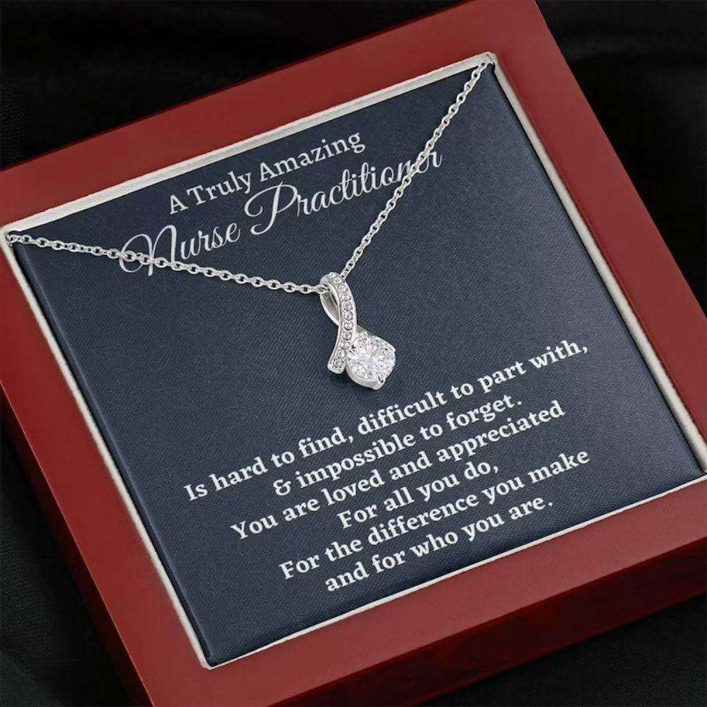 Friend Necklace, Nurse Practitioner Gift, Appreciation Gift For A Nurse Practitioner, Beautiful Necklace Gifts For Friend Rakva