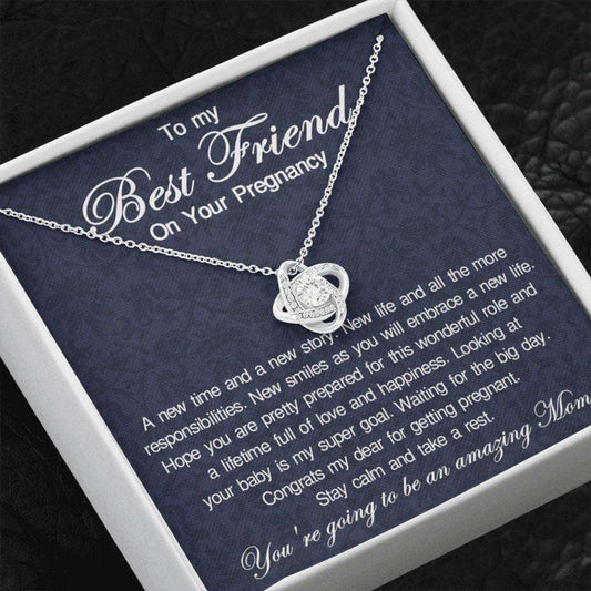 Friend Necklace, Pregnancy Gift For Friend, Best Friend Pregnancy Gift, Gift For First Time Mom, Expecting Mom Friend Gift Gifts For Friend Rakva
