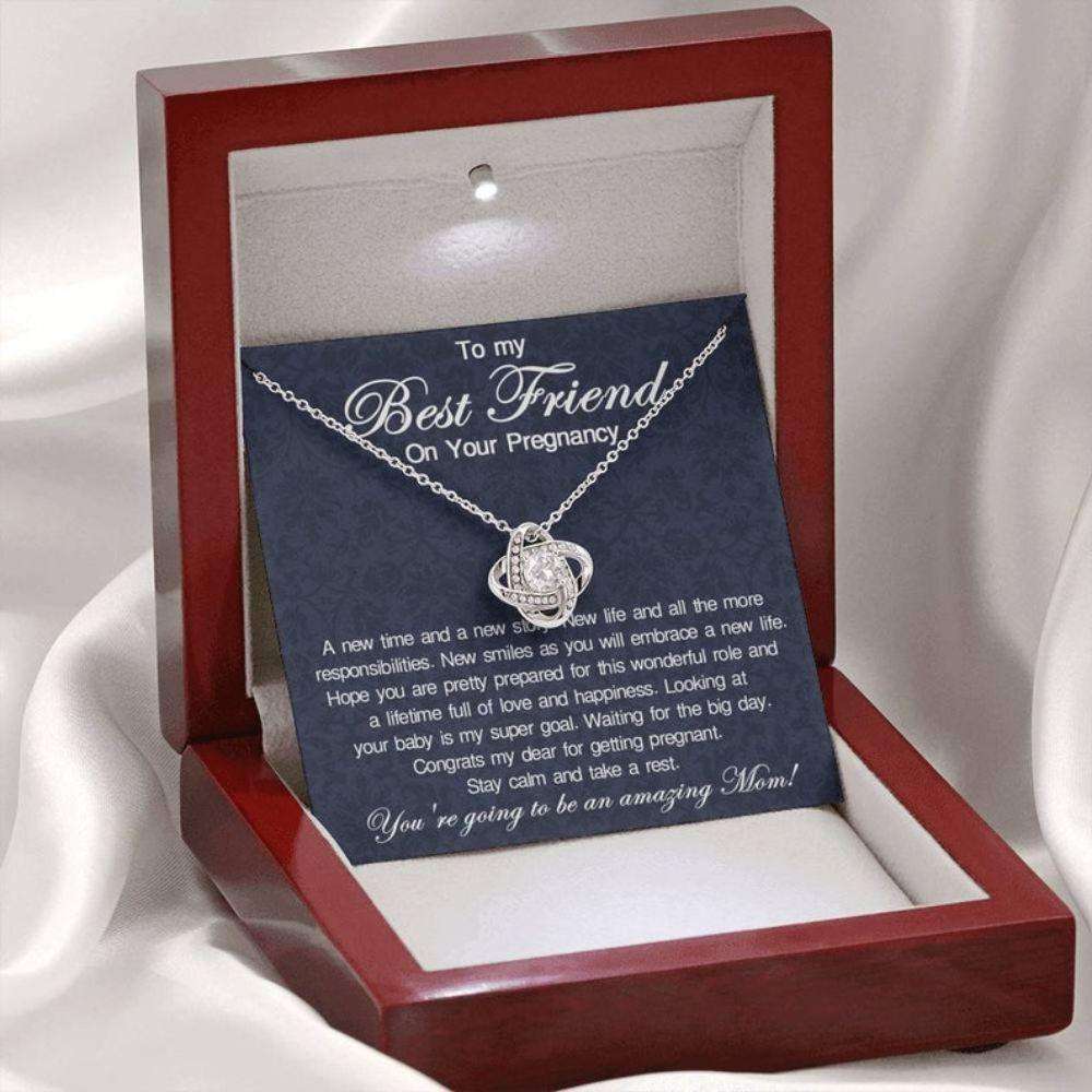 Friend Necklace, Pregnancy Gift For Friend, Best Friend Pregnancy Gift, Gift For First Time Mom, Expecting Mom Friend Gift Gifts For Friend Rakva