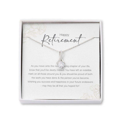 Friend Necklace, Retirement Gifts For Women, Retirement Party Necklace, Leaving Job Necklace For Her Gift Gifts For Friend Rakva