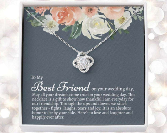 Friend Necklace, Sentimental Wedding Gift From Best Friend, Wedding Gift For Best Friend, Wedding Gift For Bride From Best Friend Friendship Day Rakva