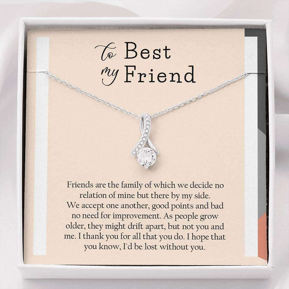 Friend Necklace, Sister Necklace, To My Best Friend Best Necklace Gift, Bff Necklace Gifts For Friend Rakva