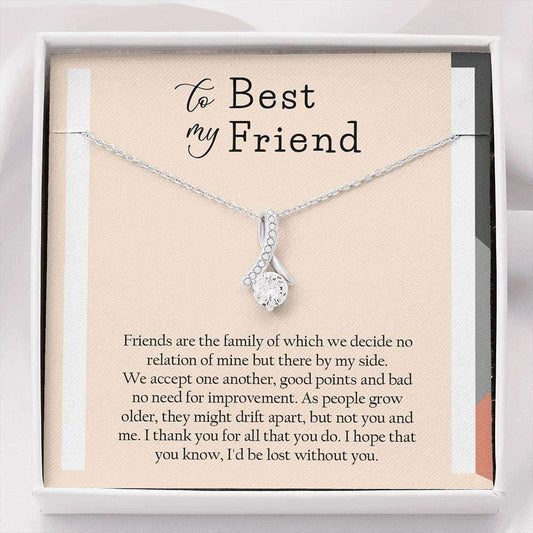 Friend Necklace, Sister Necklace, To My Best Friend Best Necklace Gift, Bff Necklace Gifts For Friend Rakva