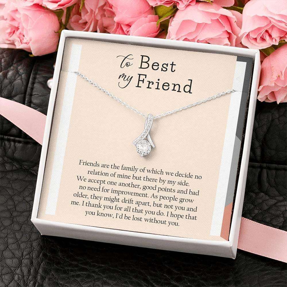 Friend Necklace, Sister Necklace, To My Best Friend Best Necklace Gift, Bff Necklace Gifts For Friend Rakva