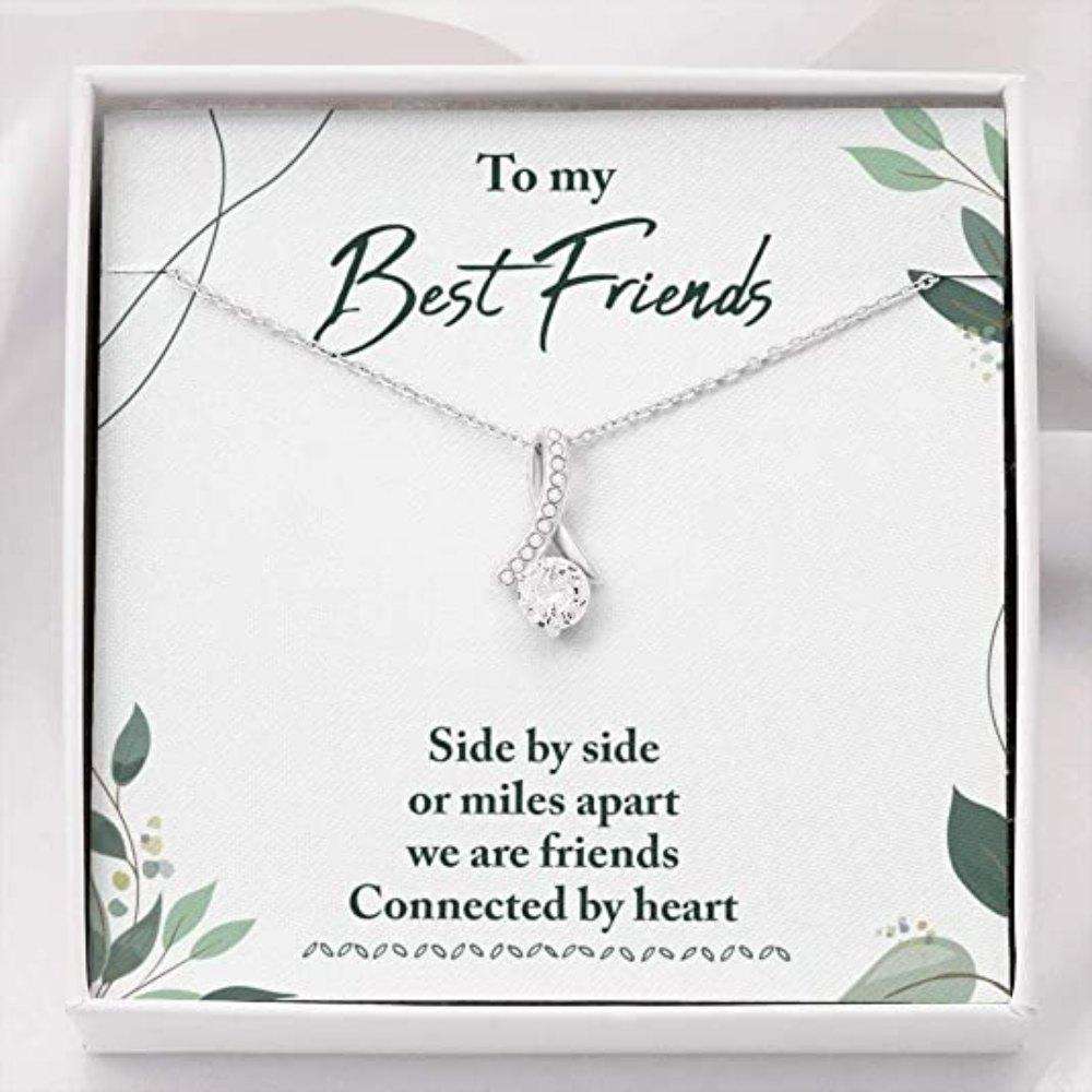 Friend Necklace, Sister Necklace, To My Best Friend Necklace Gift “ Bff Necklace, Long Distance, Friends Forever, Tribe Gifts For Friend Rakva