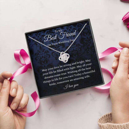 Friend Necklace, Sister Necklace, To My Best Friend On Her Wedding Day Necklace, Gifts For Bride From Best Friend Gift For Bride Rakva