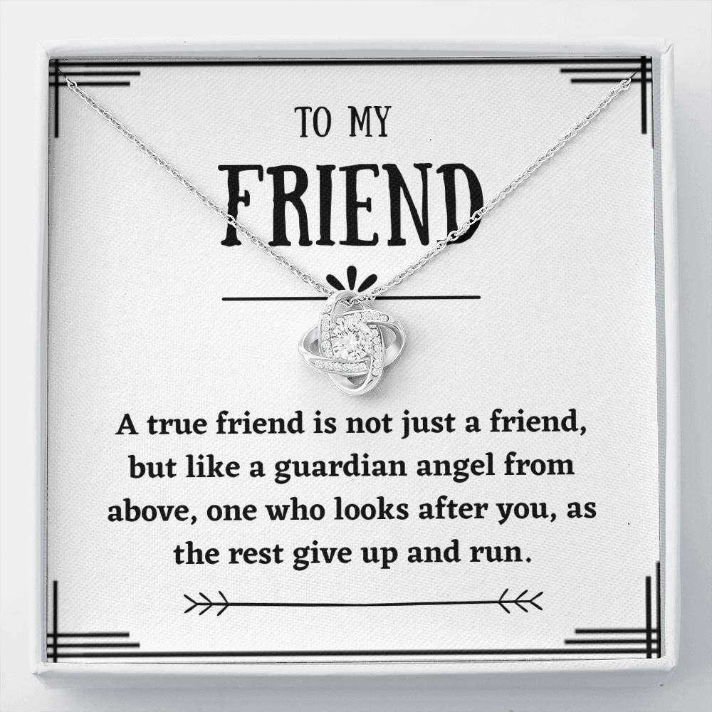 Friend Necklace, Sister Necklace, To My Friend Necklace Gift “ A True Friend Gifts For Friend Rakva