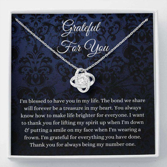 Friend Necklace, Thank You Necklace Gift, Appreciation Gift, Gratitude Gift For Best Friend Gifts For Friend Rakva