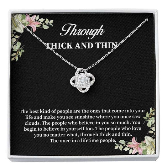 Friend Necklace, Through Thick And Thin, Friendship Necklace, Gift For Friend, Best Friend Necklace, Best Friend Gifts, Friendship Gifts Friendship Day Rakva