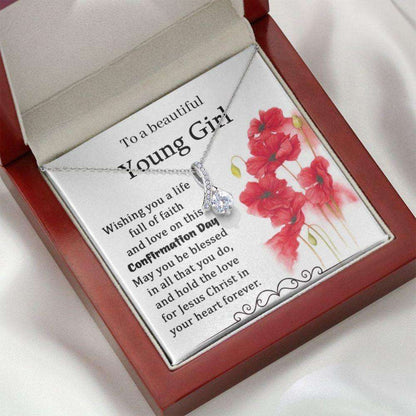 Friend Necklace, To A Beautiful Young Girl Confirmation Necklace, Confirmation Gifts For Girl, Confirmation Necklace Gifts For Friend Rakva